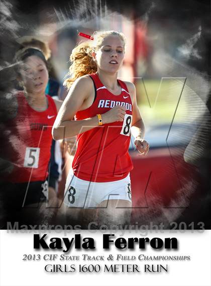 Thumbnail 2 in CIF State Track & Field Championships (Girls 1600m) photogallery.