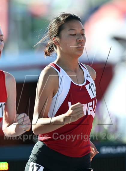 Thumbnail 2 in CIF State Track & Field Championships (Girls 1600m) photogallery.
