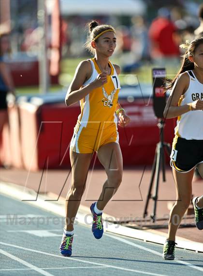 Thumbnail 1 in CIF State Track & Field Championships (Girls 1600m) photogallery.