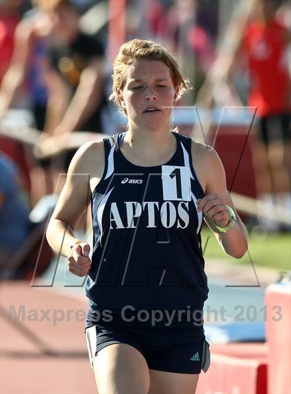 Thumbnail 1 in CIF State Track & Field Championships (Girls 1600m) photogallery.