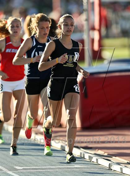 Thumbnail 2 in CIF State Track & Field Championships (Girls 1600m) photogallery.