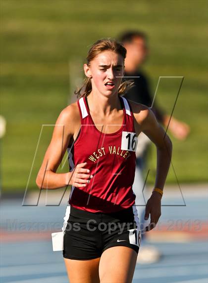 Thumbnail 2 in CIF State Track & Field Championships (Girls 1600m) photogallery.