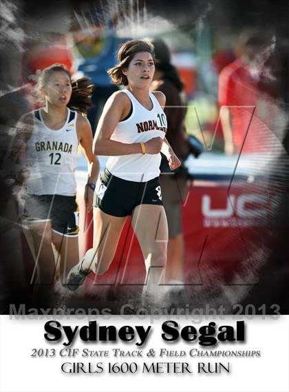 Thumbnail 2 in CIF State Track & Field Championships (Girls 1600m) photogallery.