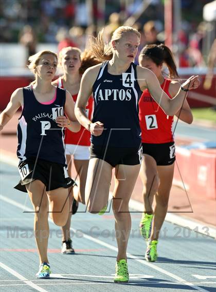 Thumbnail 2 in CIF State Track & Field Championships (Girls 1600m) photogallery.