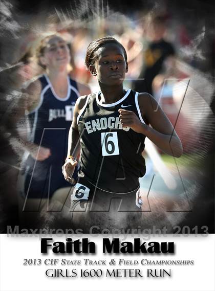 Thumbnail 2 in CIF State Track & Field Championships (Girls 1600m) photogallery.