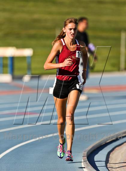 Thumbnail 3 in CIF State Track & Field Championships (Girls 1600m) photogallery.