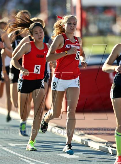 Thumbnail 2 in CIF State Track & Field Championships (Girls 1600m) photogallery.