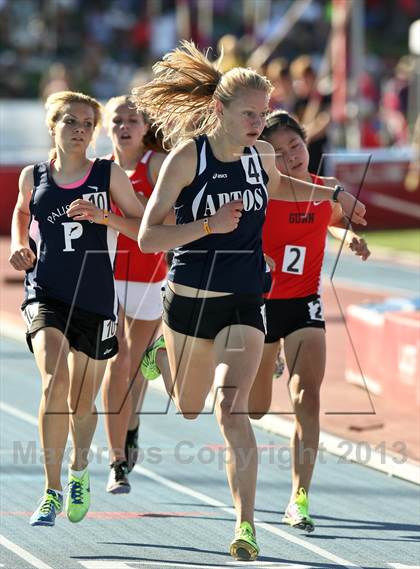 Thumbnail 3 in CIF State Track & Field Championships (Girls 1600m) photogallery.