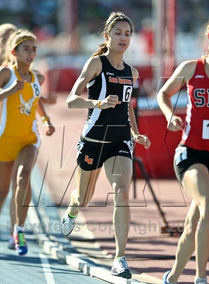 Thumbnail 2 in CIF State Track & Field Championships (Girls 1600m) photogallery.