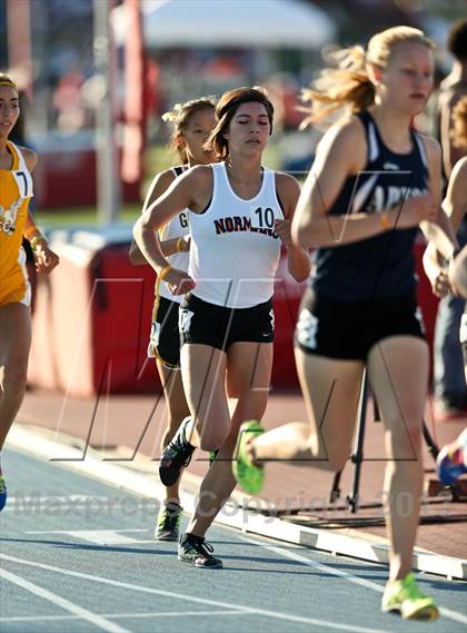 Thumbnail 2 in CIF State Track & Field Championships (Girls 1600m) photogallery.