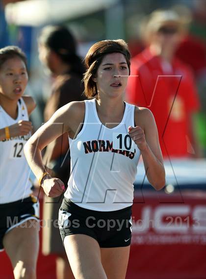 Thumbnail 1 in CIF State Track & Field Championships (Girls 1600m) photogallery.