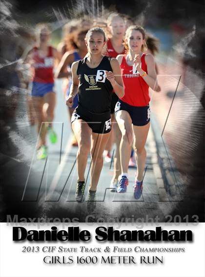 Thumbnail 2 in CIF State Track & Field Championships (Girls 1600m) photogallery.
