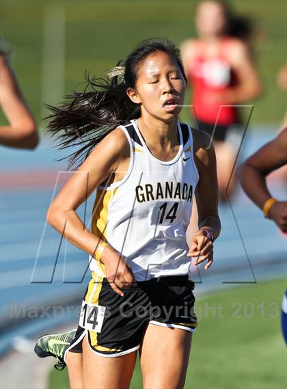 Thumbnail 2 in CIF State Track & Field Championships (Girls 1600m) photogallery.