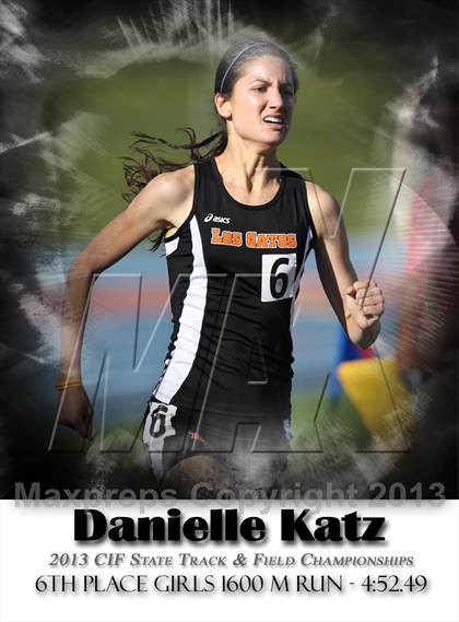 Thumbnail 1 in CIF State Track & Field Championships (Girls 1600m) photogallery.