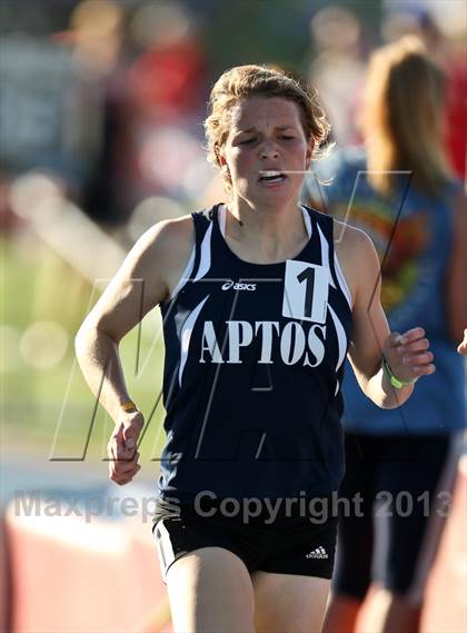 Thumbnail 2 in CIF State Track & Field Championships (Girls 1600m) photogallery.