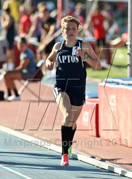 Thumbnail 2 in CIF State Track & Field Championships (Girls 1600m) photogallery.