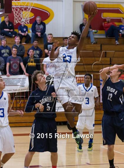Thumbnail 1 in Sonora @ Long Beach Jordan (Esperanza - Canyon Tip Off Classic) photogallery.