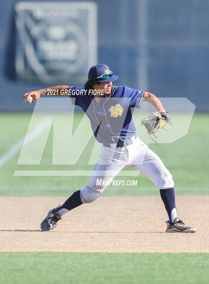 Thumbnail 1 in Crescenta Valley @ Notre Dame (SO) (CIF Southern Section D1 First Round) photogallery.