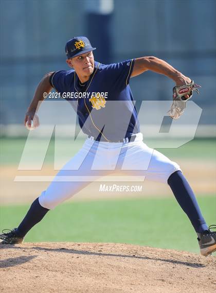 Thumbnail 2 in Crescenta Valley @ Notre Dame (SO) (CIF Southern Section D1 First Round) photogallery.