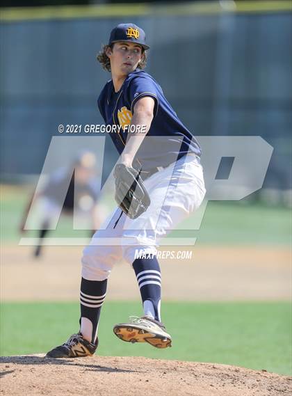 Thumbnail 2 in Crescenta Valley @ Notre Dame (SO) (CIF Southern Section D1 First Round) photogallery.