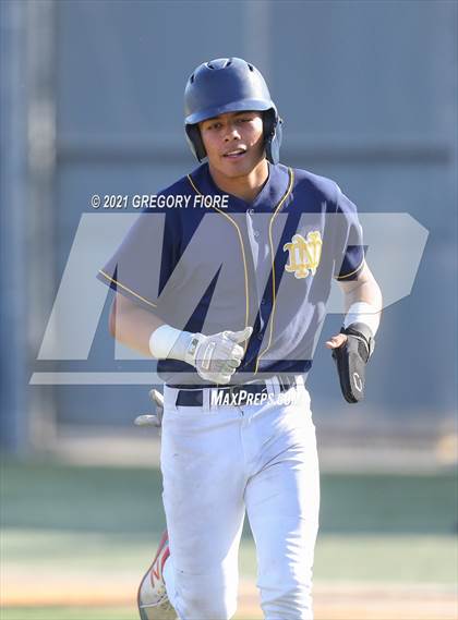 Thumbnail 1 in Crescenta Valley @ Notre Dame (SO) (CIF Southern Section D1 First Round) photogallery.