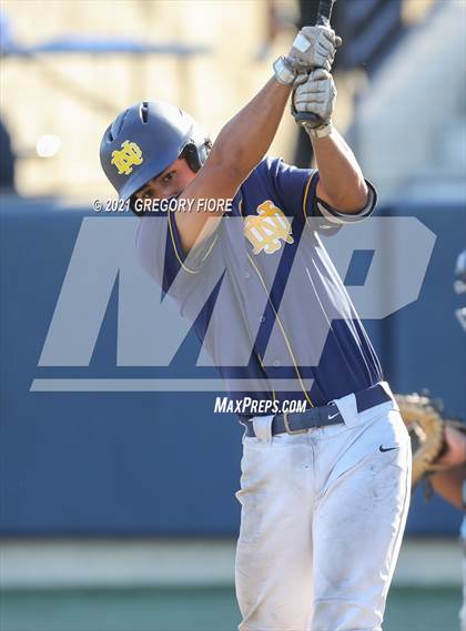 Thumbnail 2 in Crescenta Valley @ Notre Dame (SO) (CIF Southern Section D1 First Round) photogallery.