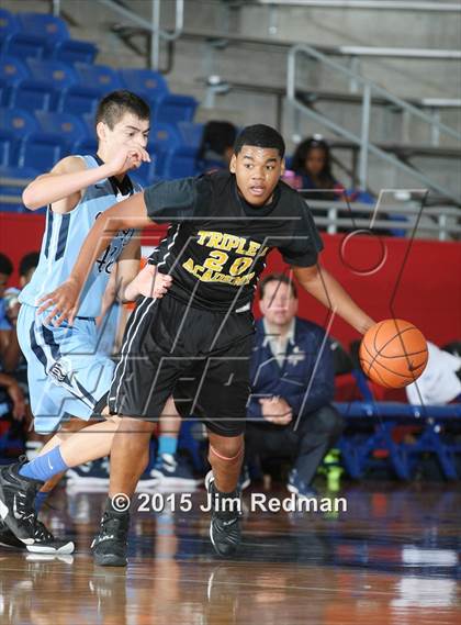 Thumbnail 2 in Oklahoma City Storm vs. Triple A Academy (Thanksgiving Hoopfest) photogallery.