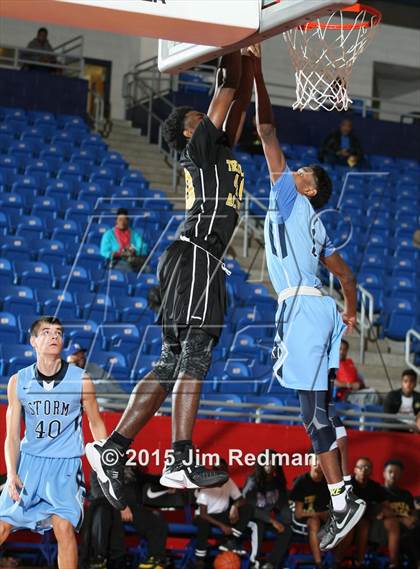 Thumbnail 3 in Oklahoma City Storm vs. Triple A Academy (Thanksgiving Hoopfest) photogallery.