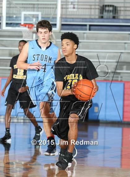 Thumbnail 2 in Oklahoma City Storm vs. Triple A Academy (Thanksgiving Hoopfest) photogallery.