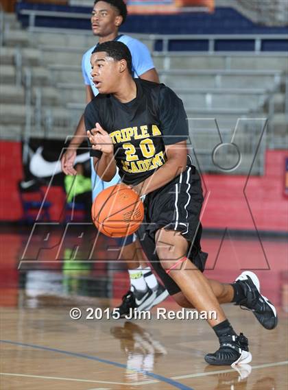 Thumbnail 1 in Oklahoma City Storm vs. Triple A Academy (Thanksgiving Hoopfest) photogallery.