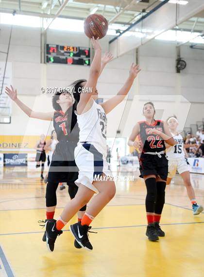Thumbnail 3 in Grace Brethren vs. Rolling Hills Prep (CIF-SS D6 Final) photogallery.