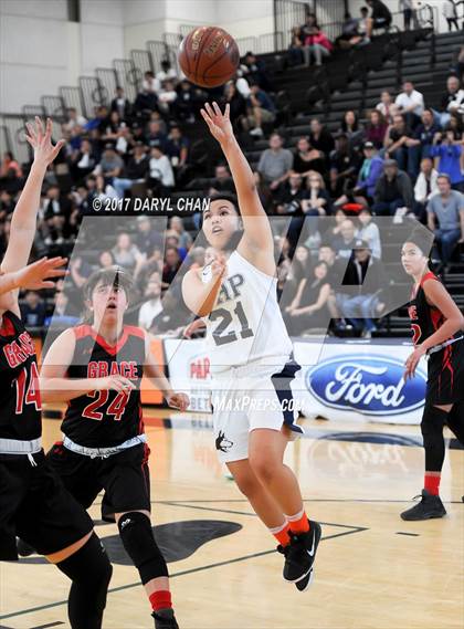 Thumbnail 3 in Grace Brethren vs. Rolling Hills Prep (CIF-SS D6 Final) photogallery.