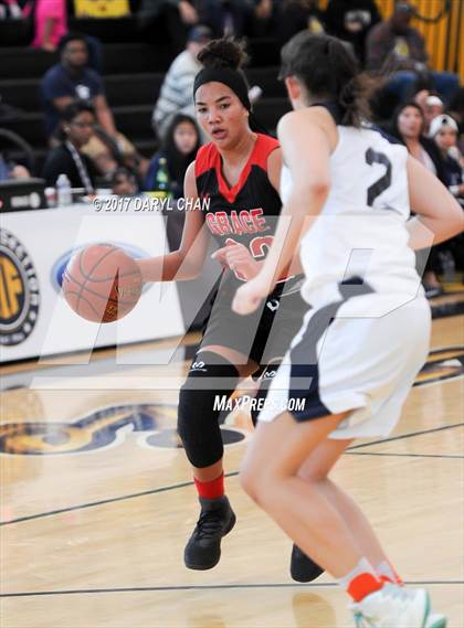 Thumbnail 2 in Grace Brethren vs. Rolling Hills Prep (CIF-SS D6 Final) photogallery.