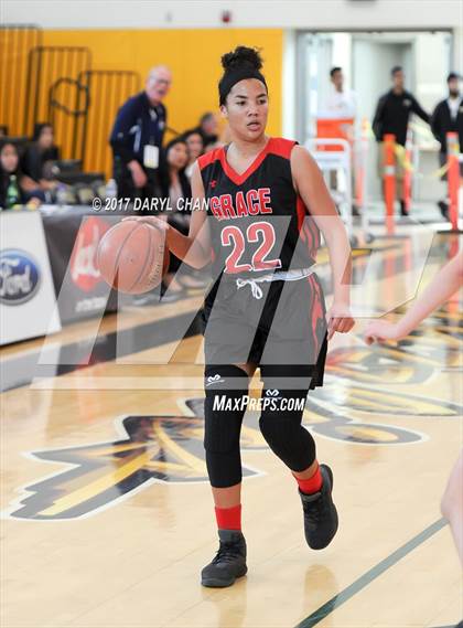 Thumbnail 2 in Grace Brethren vs. Rolling Hills Prep (CIF-SS D6 Final) photogallery.