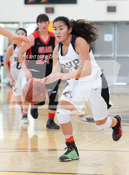 Thumbnail 1 in Grace Brethren vs. Rolling Hills Prep (CIF-SS D6 Final) photogallery.