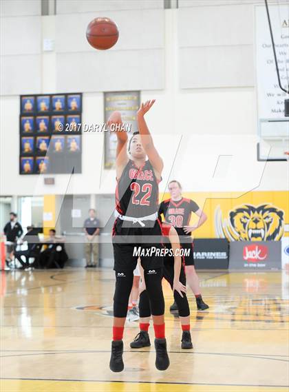Thumbnail 3 in Grace Brethren vs. Rolling Hills Prep (CIF-SS D6 Final) photogallery.