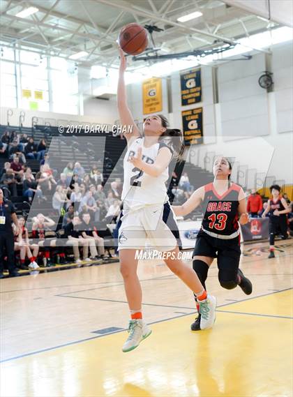 Thumbnail 2 in Grace Brethren vs. Rolling Hills Prep (CIF-SS D6 Final) photogallery.