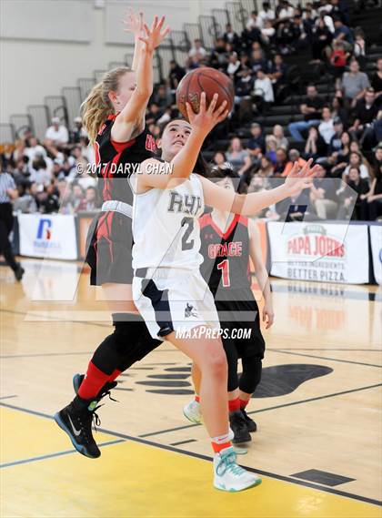 Thumbnail 1 in Grace Brethren vs. Rolling Hills Prep (CIF-SS D6 Final) photogallery.