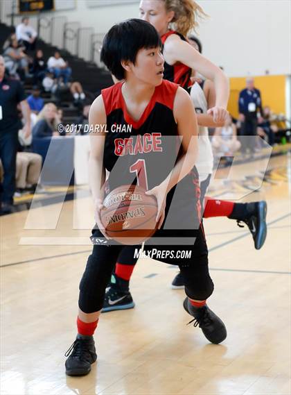 Thumbnail 2 in Grace Brethren vs. Rolling Hills Prep (CIF-SS D6 Final) photogallery.