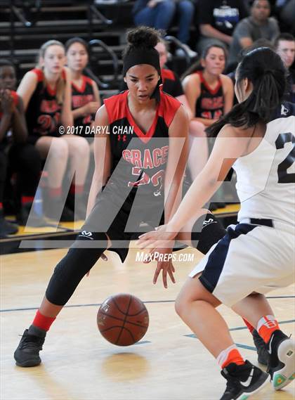 Thumbnail 2 in Grace Brethren vs. Rolling Hills Prep (CIF-SS D6 Final) photogallery.
