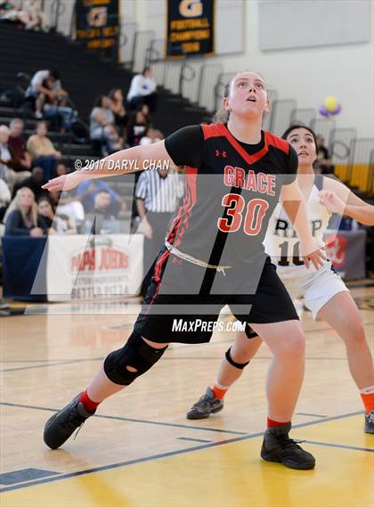 Thumbnail 2 in Grace Brethren vs. Rolling Hills Prep (CIF-SS D6 Final) photogallery.