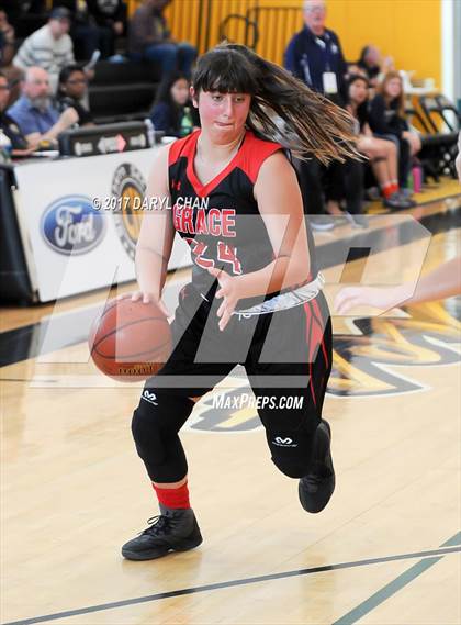 Thumbnail 3 in Grace Brethren vs. Rolling Hills Prep (CIF-SS D6 Final) photogallery.
