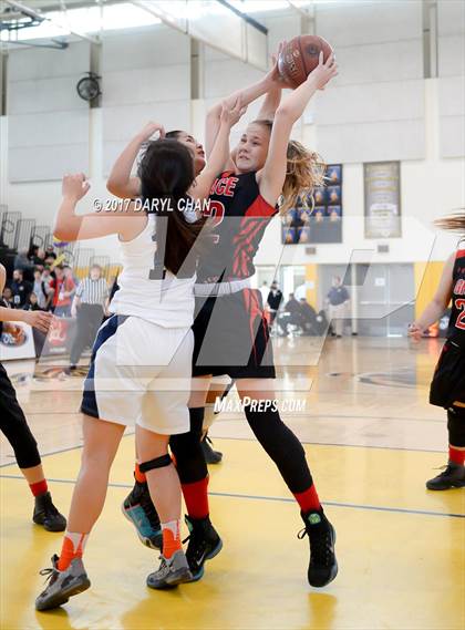 Thumbnail 3 in Grace Brethren vs. Rolling Hills Prep (CIF-SS D6 Final) photogallery.