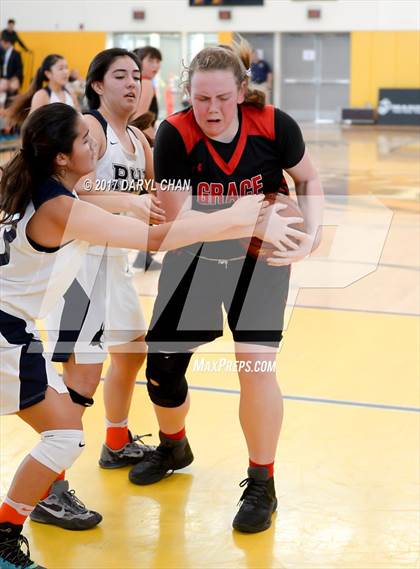 Thumbnail 2 in Grace Brethren vs. Rolling Hills Prep (CIF-SS D6 Final) photogallery.