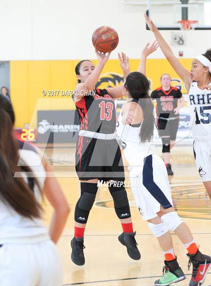 Thumbnail 2 in Grace Brethren vs. Rolling Hills Prep (CIF-SS D6 Final) photogallery.
