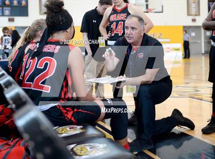 Thumbnail 1 in Grace Brethren vs. Rolling Hills Prep (CIF-SS D6 Final) photogallery.