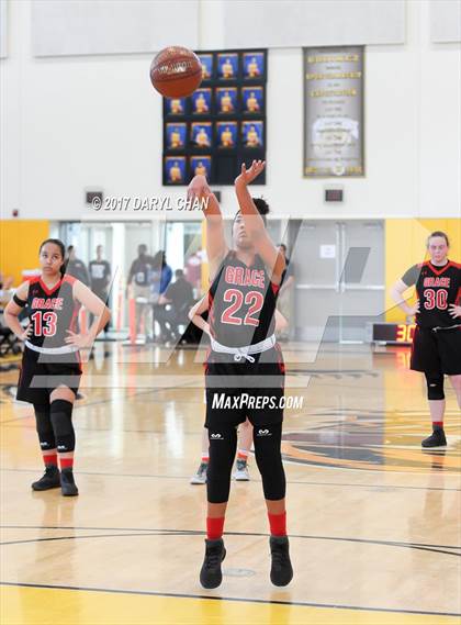 Thumbnail 2 in Grace Brethren vs. Rolling Hills Prep (CIF-SS D6 Final) photogallery.