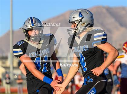 Thumbnail 2 in Mountain View vs. Stansbury (UHSAA 4A Second Round) photogallery.