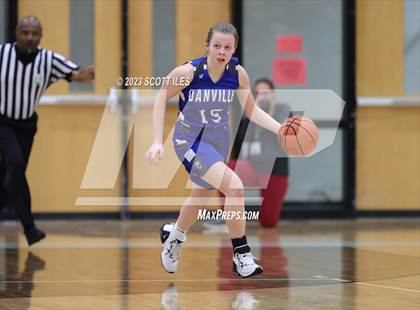 Thumbnail 3 in Danville vs Fisher Catholic (OHSAA D4 District Semifinal) photogallery.