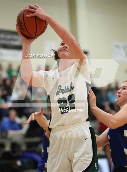 Thumbnail 3 in Danville vs Fisher Catholic (OHSAA D4 District Semifinal) photogallery.
